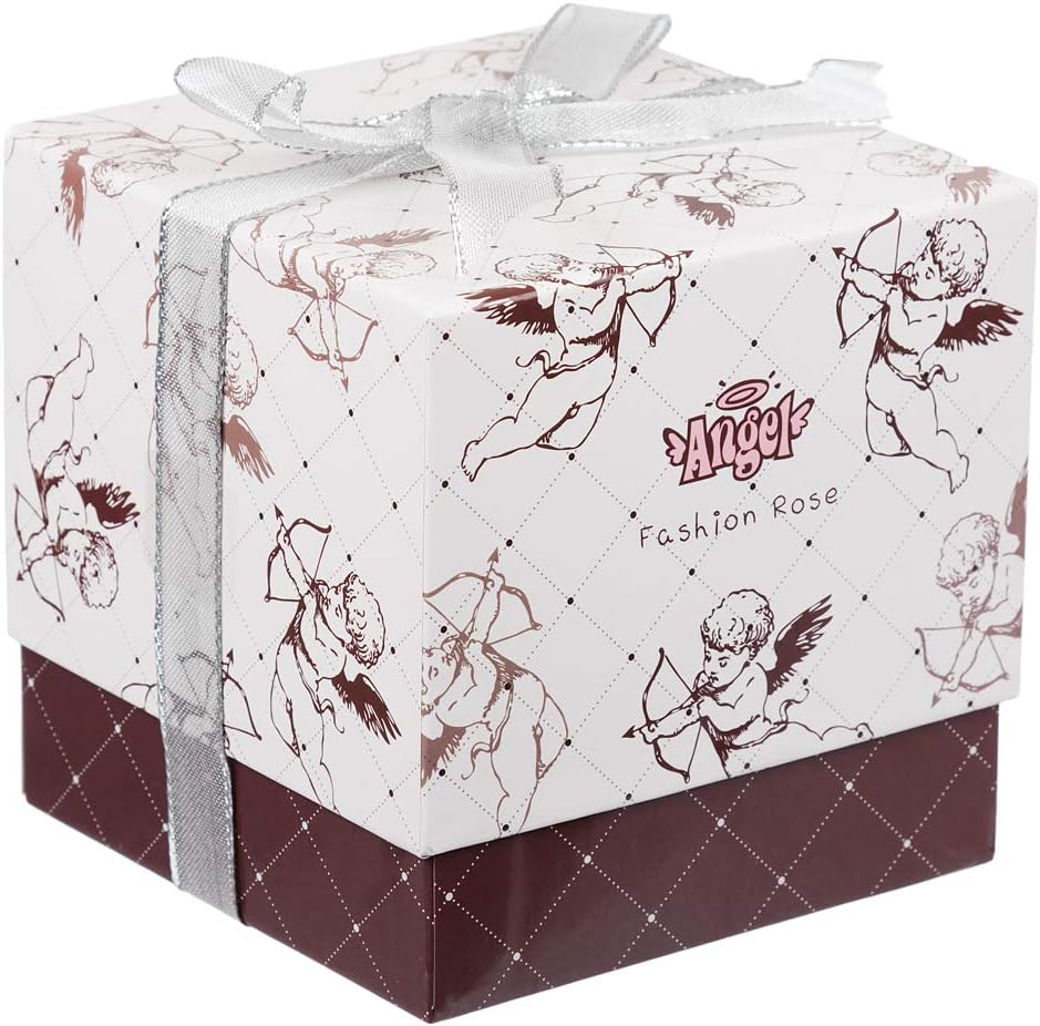 4 Piece Elegant Ladies Fashion Rose Body & Bath Box Gift Set - Includes Shower Gel, Bubble Bath, Body Lotion and an Eva Puff